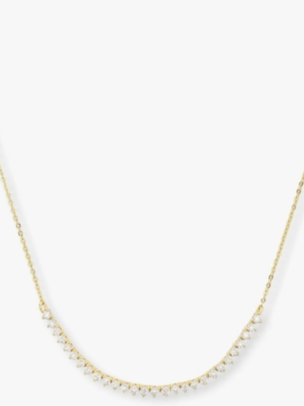 NWT Melinda Maria Baby "Not Your Basic" Chain Necklace GOLD - Picture 4 of 6